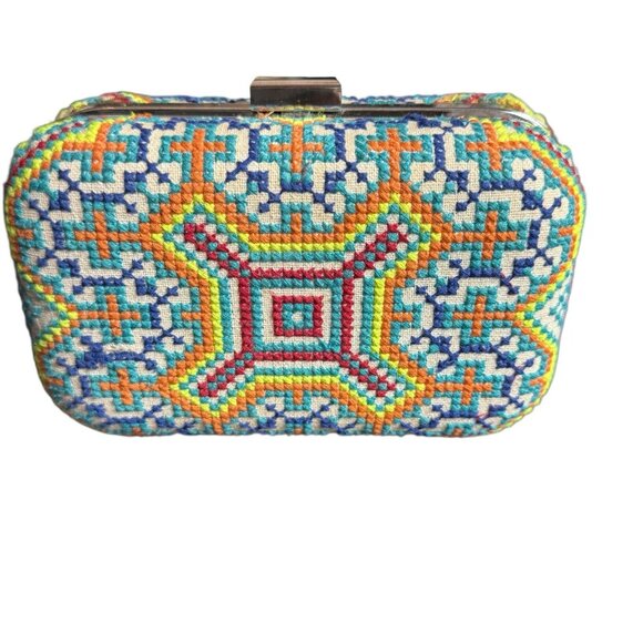 Cross Stitch Clutch Every day Bag - Picture 15 of 15